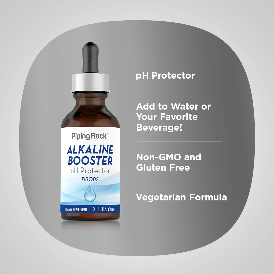 Alkaline Booster pH Protector Drops, 2 fl oz (59 mL) Dropper Bottle, 2  Dropper Bottles - Image 6
