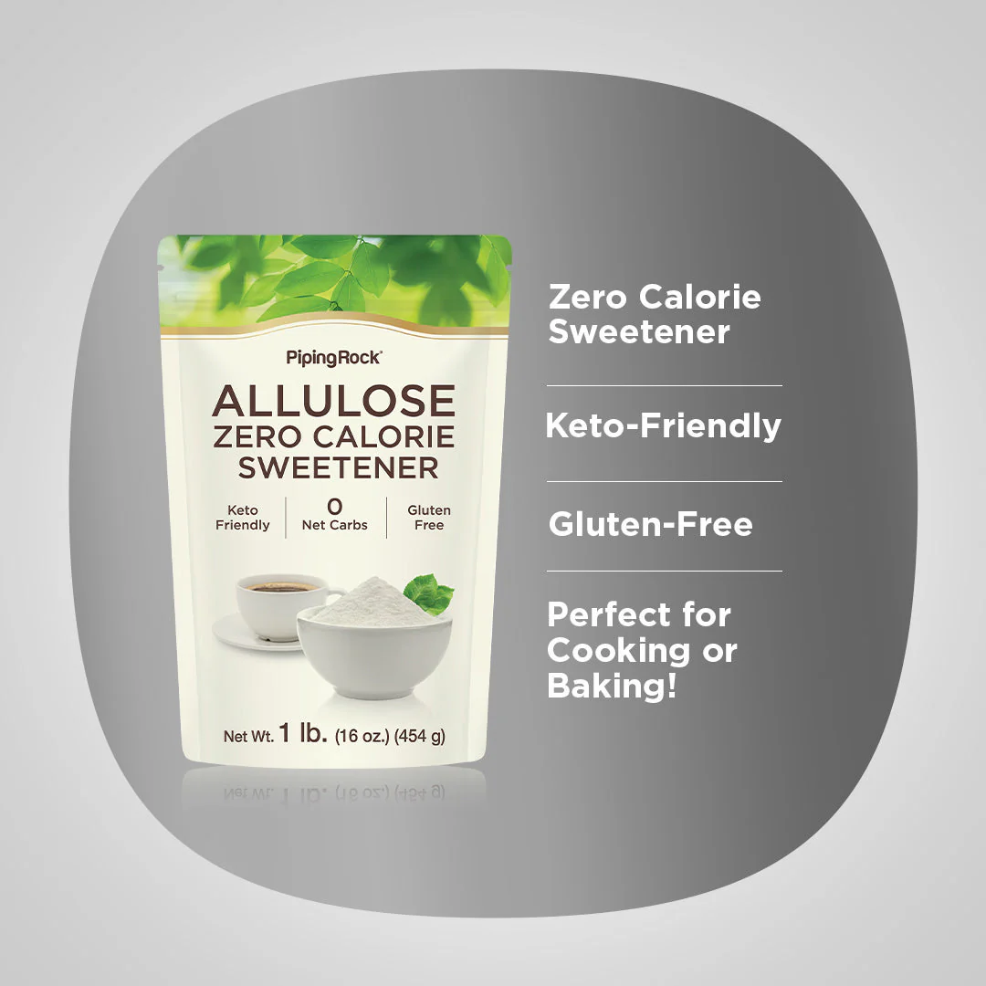 Allulose Zero Calorie Granulated Sweetener, 16 oz (454 g) Pack, 2  Boxes - Image 3
