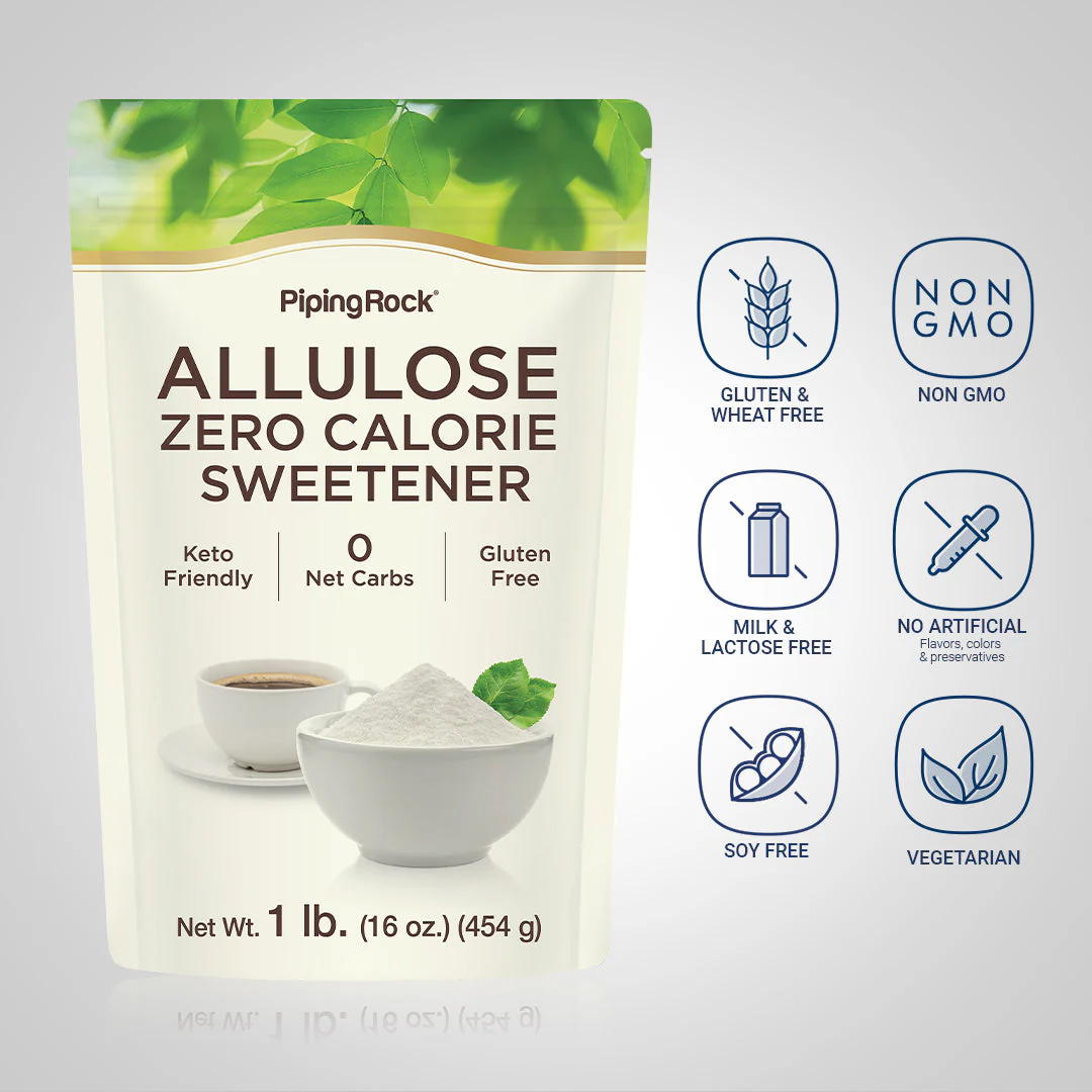 Allulose Zero Calorie Granulated Sweetener, 16 oz (454 g) Pack, 2  Boxes - Image 4
