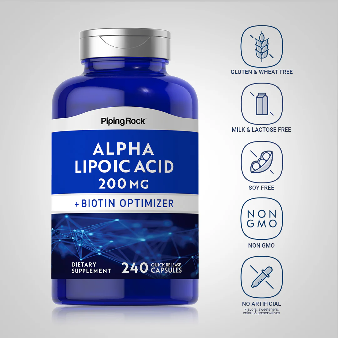Alpha Lipoic Acid, 200 mg, 240 Quick Release Capsules - Image 5