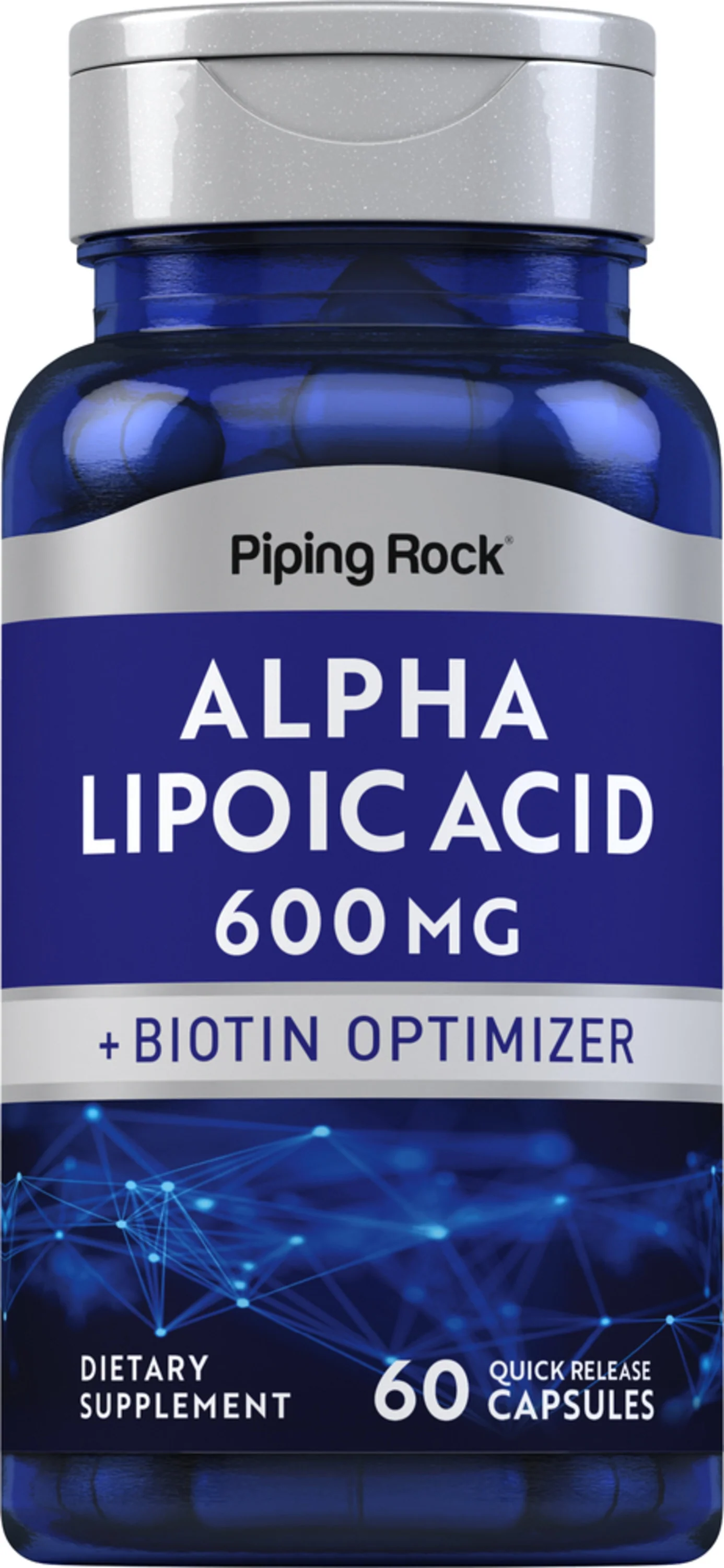 Alpha Lipoic Acid, 600 mg, 60 Quick Release Capsules - Image 2