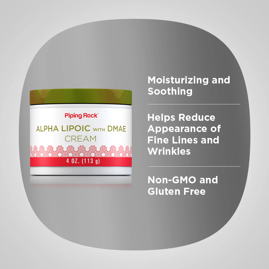 Alpha Lipoic with DMAE Cream, 4 oz (113 g) Jar - Image 3