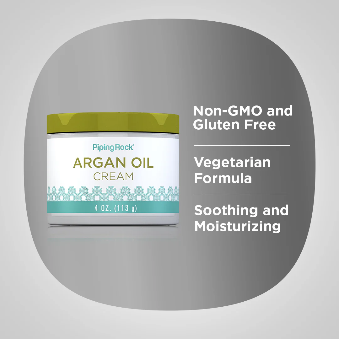 Argan Oil Cream, 4 oz (113 g) Jar - Image 3