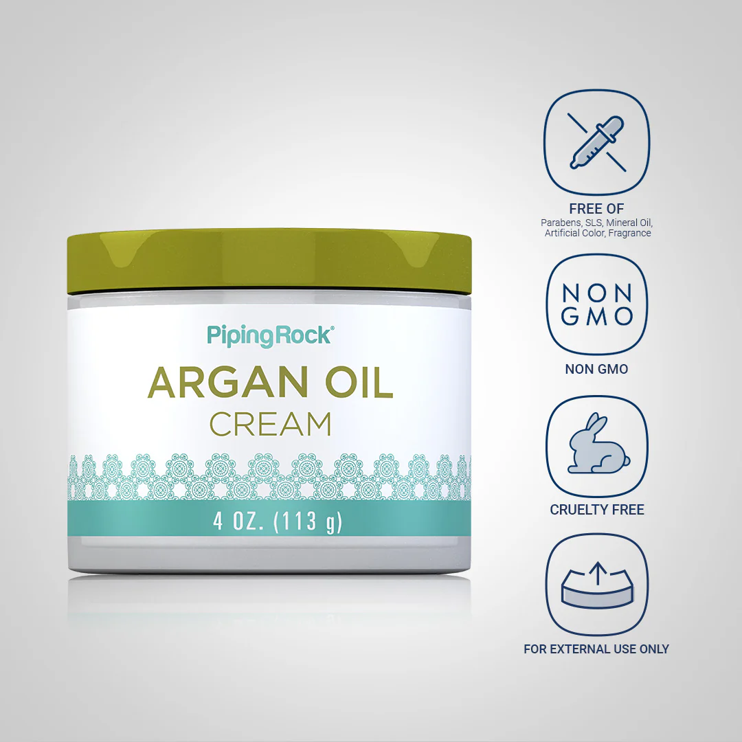 Argan Oil Cream, 4 oz (113 g) Jar - Image 4