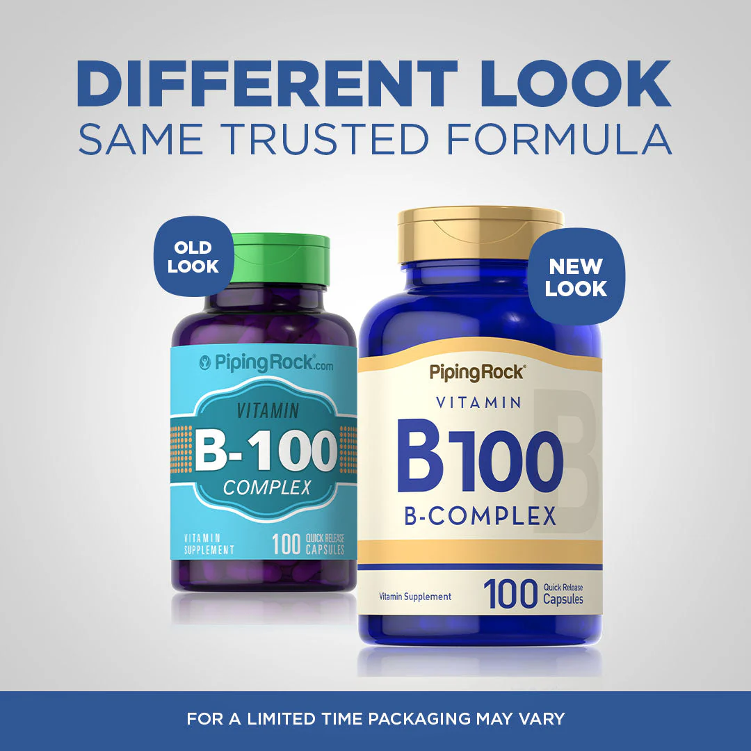 B-100 Vitamin B Complex, 100 Quick Release Capsules - Image 4