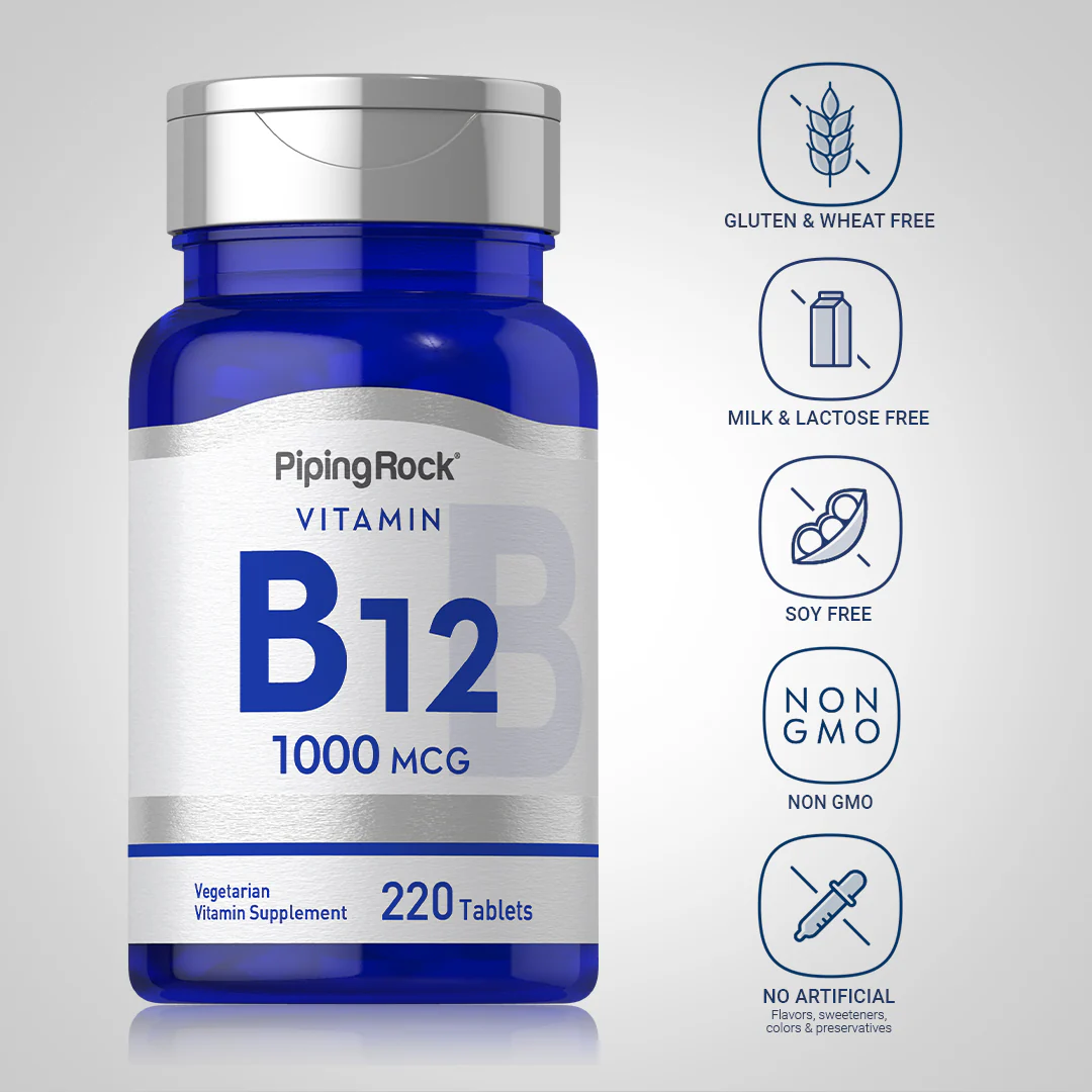 B-12, 1000 mcg, 220 Tablets - Image 5