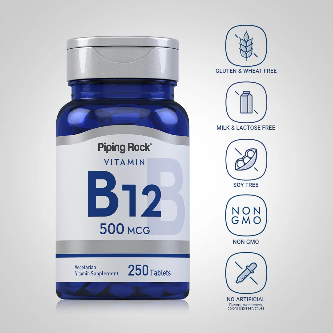 B-12, 500 mcg, 250 Tablets - Image 5