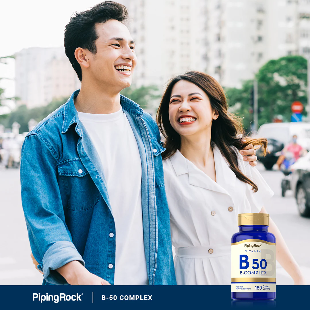 B-50 Vitamin B Complex, 180 Coated Caplets - Image 7