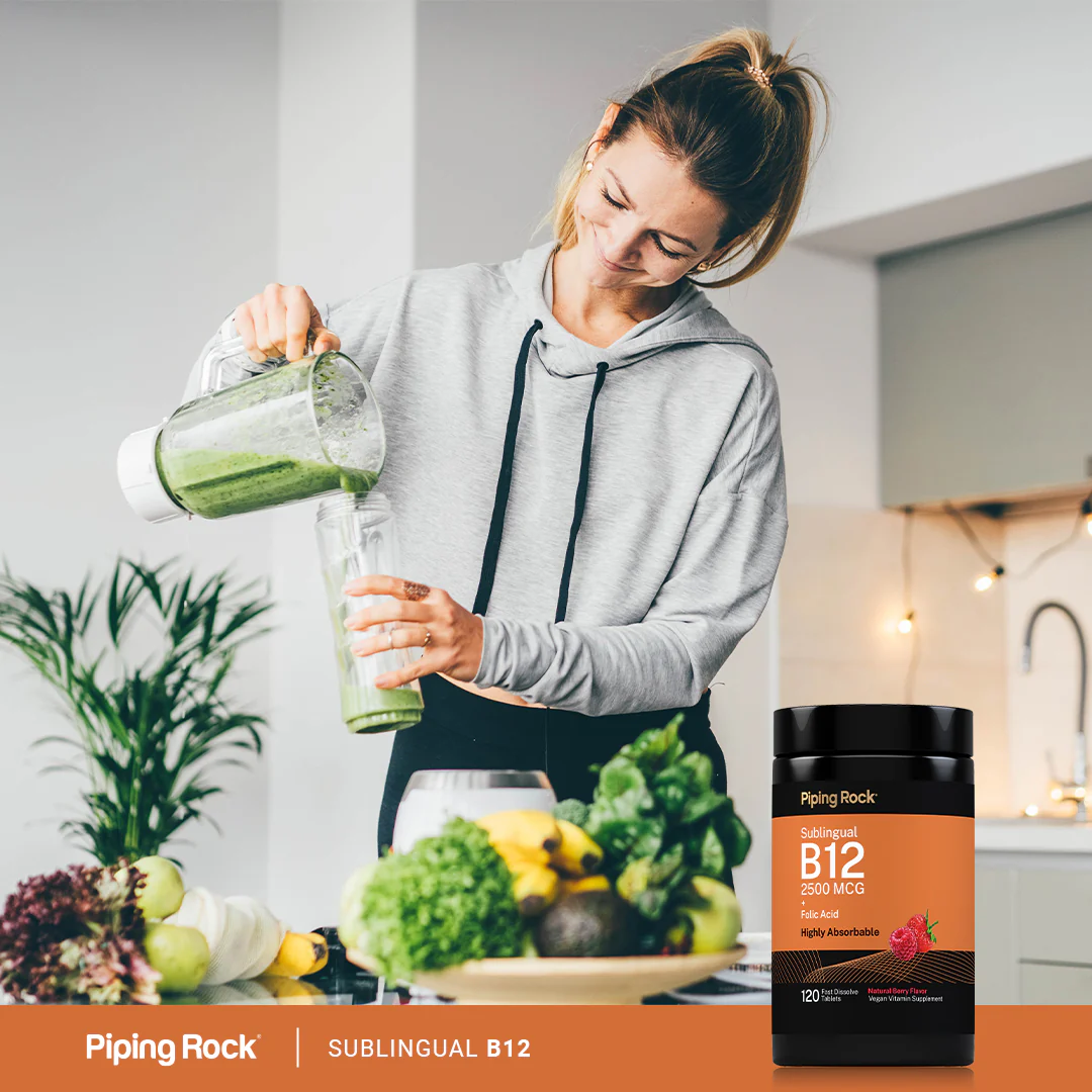 B12 2500 mcg + Folic Acid 400 mcg, 120 Fast Dissolve Tablets - Image 7