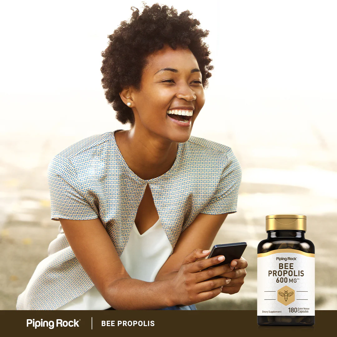 Bee Propolis, 600 mg, 180 Quick Release Capsules, 2  Bottles - Image 7