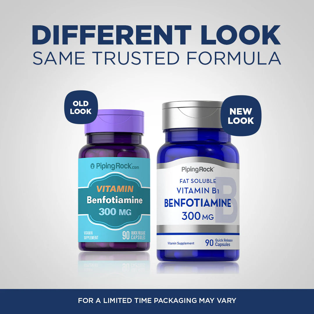 Benfotiamine (Fat Soluble Vitamin B-1), 300 mg, 90 Quick Release Capsules - Image 4