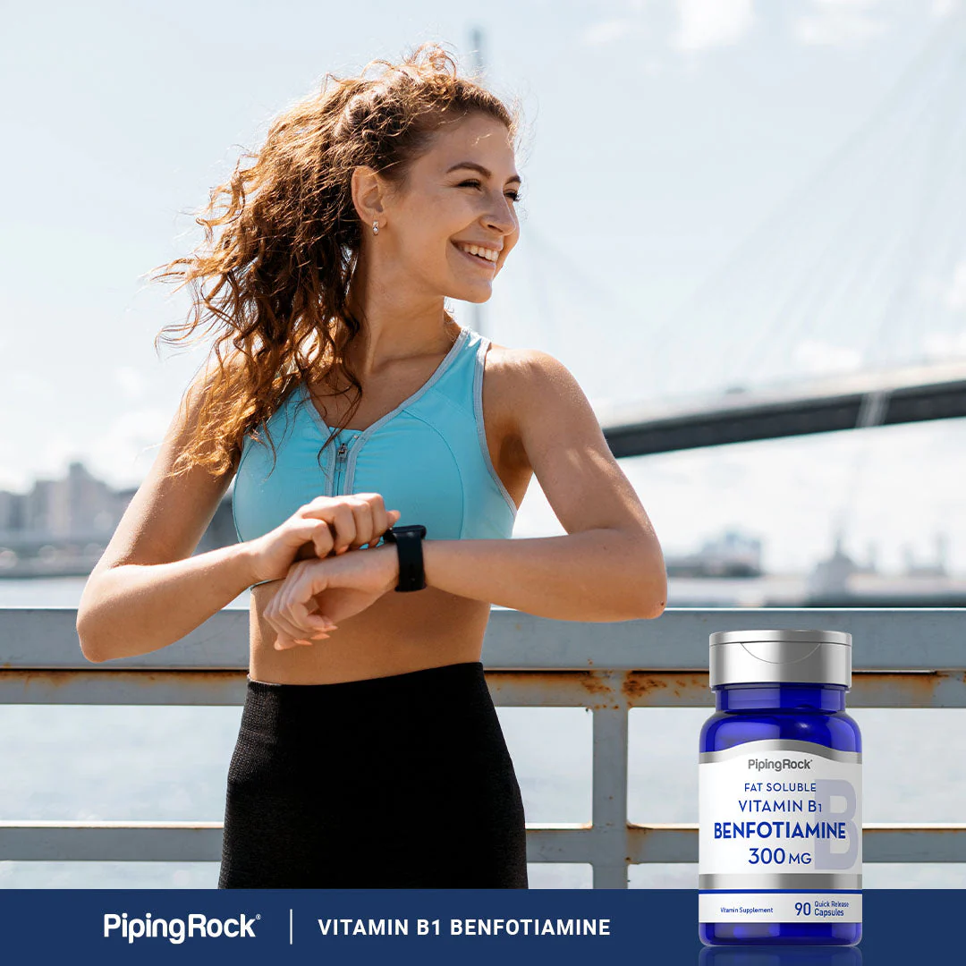 Benfotiamine (Fat Soluble Vitamin B-1), 300 mg, 90 Quick Release Capsules, 2  Bottles - Image 8