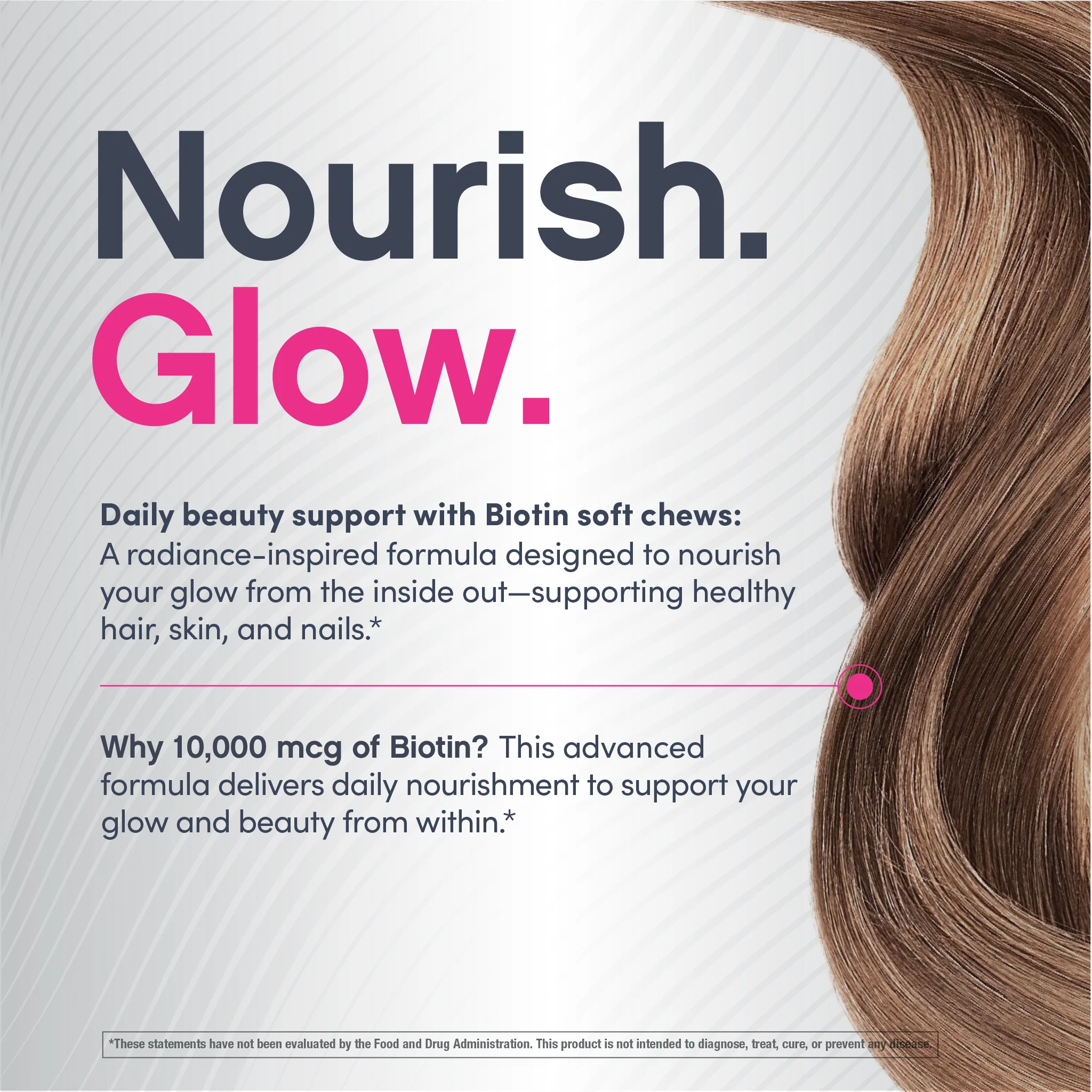 Biotin Beauty Acai Berry Flavor, 30 Tasty Soft Chews - Image 6