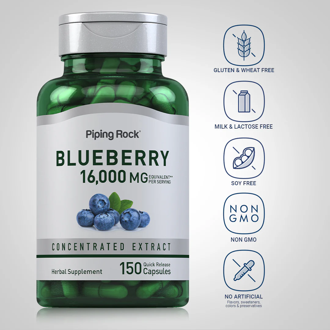 Blueberry, 16,000 mg (per serving), 150 Quick Release Capsules - Image 5