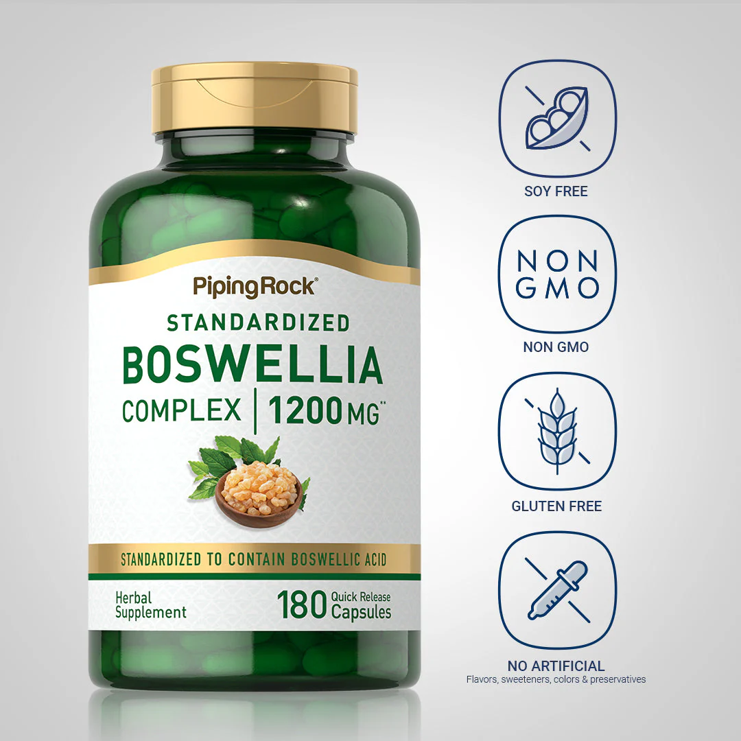 Boswellia Serrata, 1200 mg, 180 Quick Release Capsules - Image 5