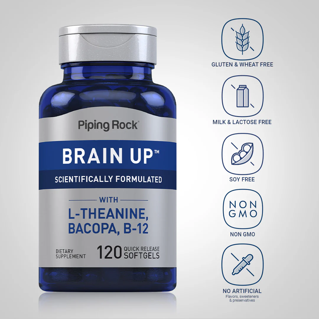 Brain Up, 120 Quick Release Softgels - Image 4