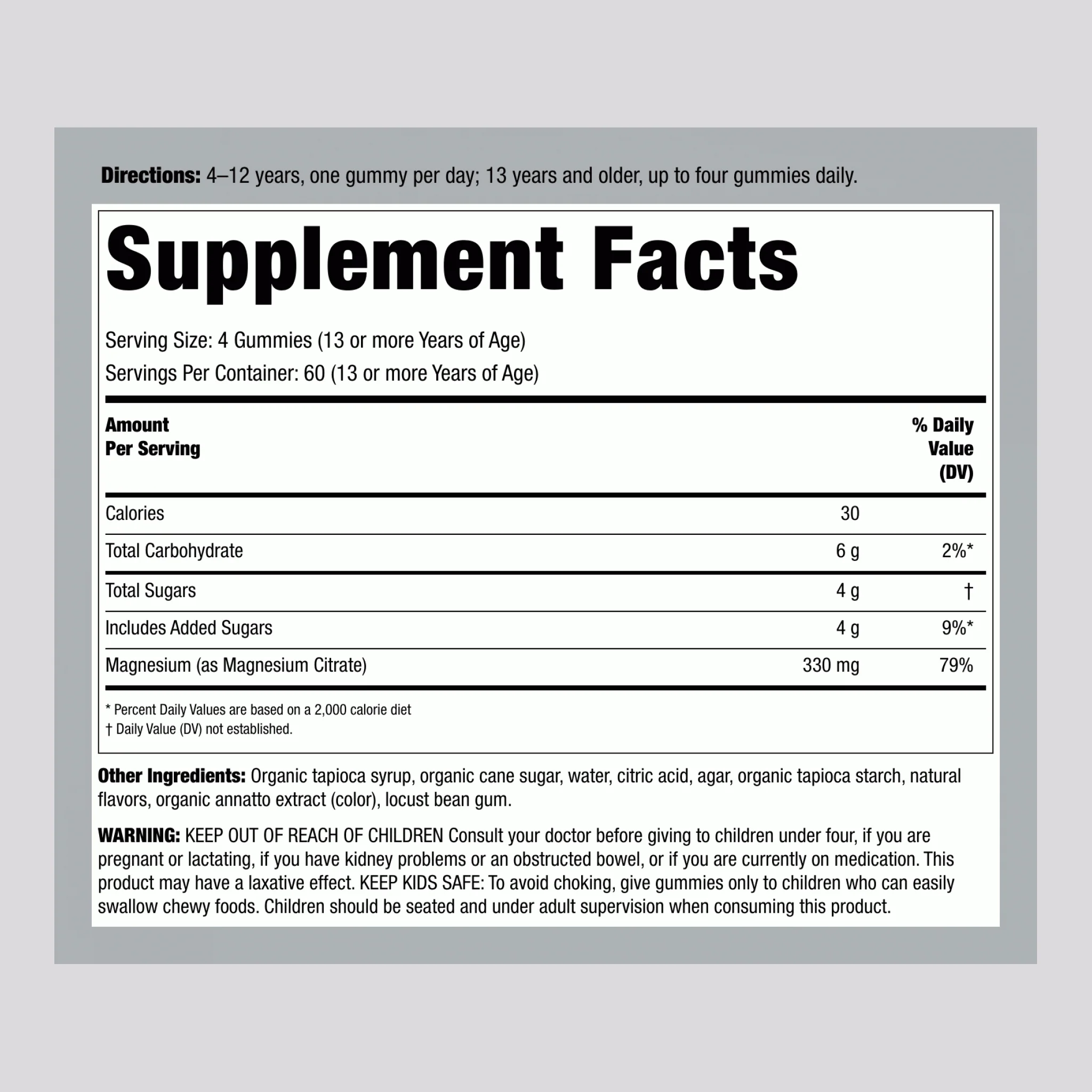 CALM Gummies Orange Flavor, 240 Tasty Gummies - Image 2