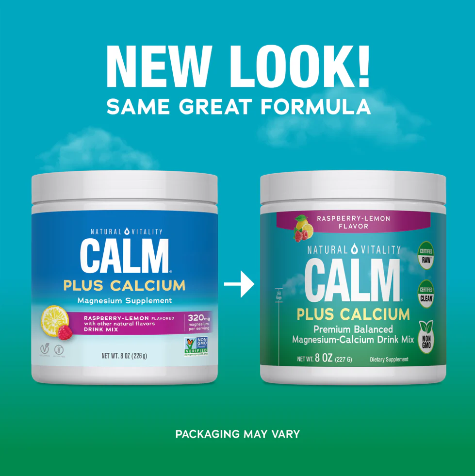 CALM plus Calcium Powder Raspberry-Lemon, 8 oz (226 g) - Image 4