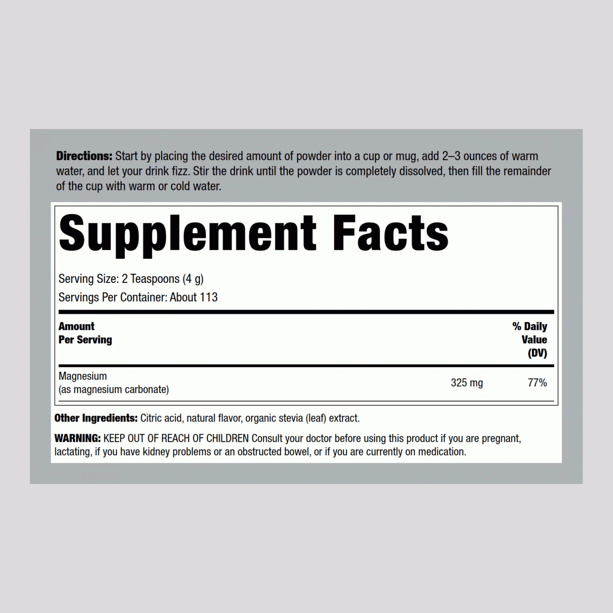CALM Powder Cherry, 16 oz (453 g) - Image 2