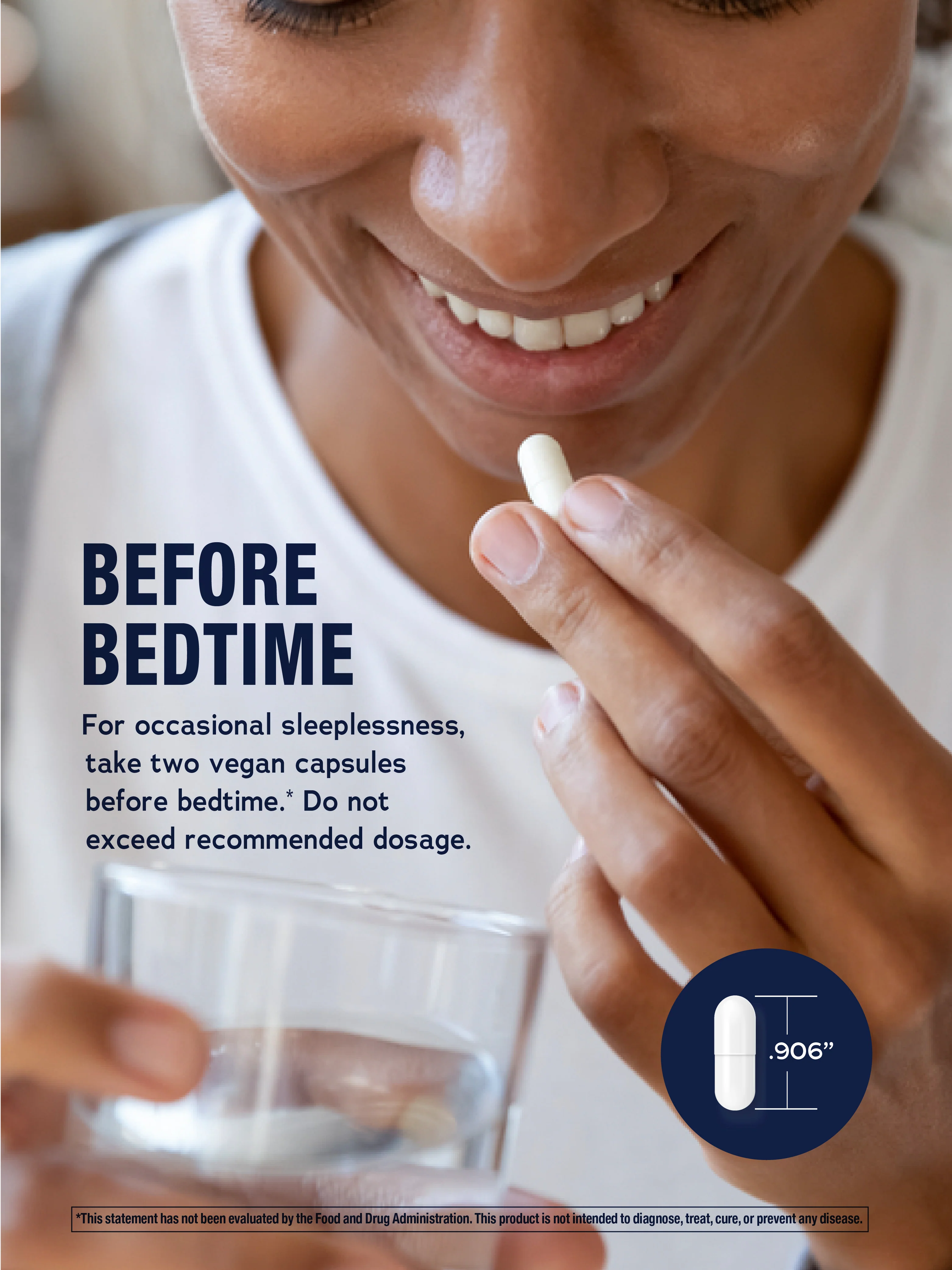 CALM Sleep with Melatonin, 120 Vegan Capsules - Image 3