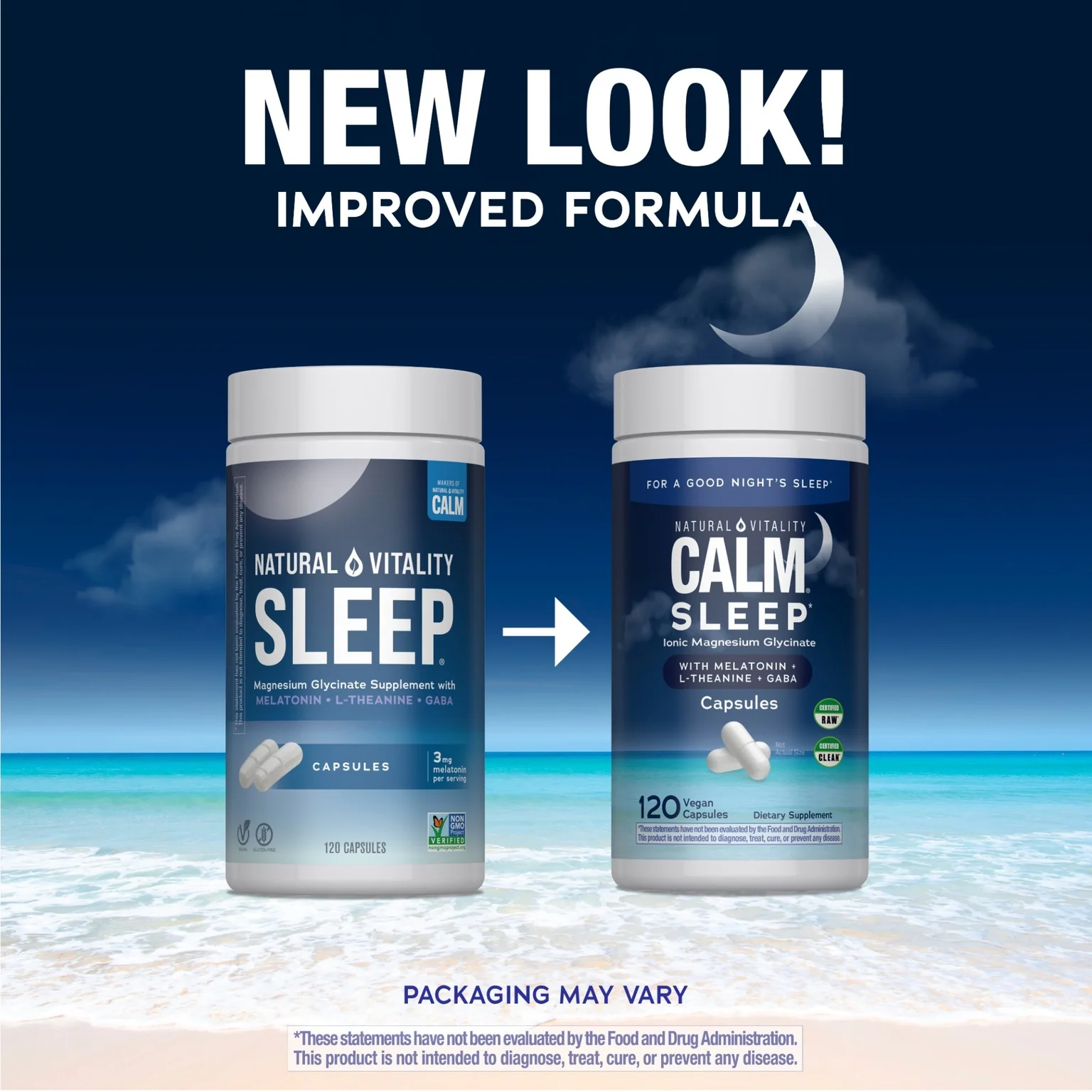 CALM Sleep with Melatonin, 120 Vegan Capsules - Image 5