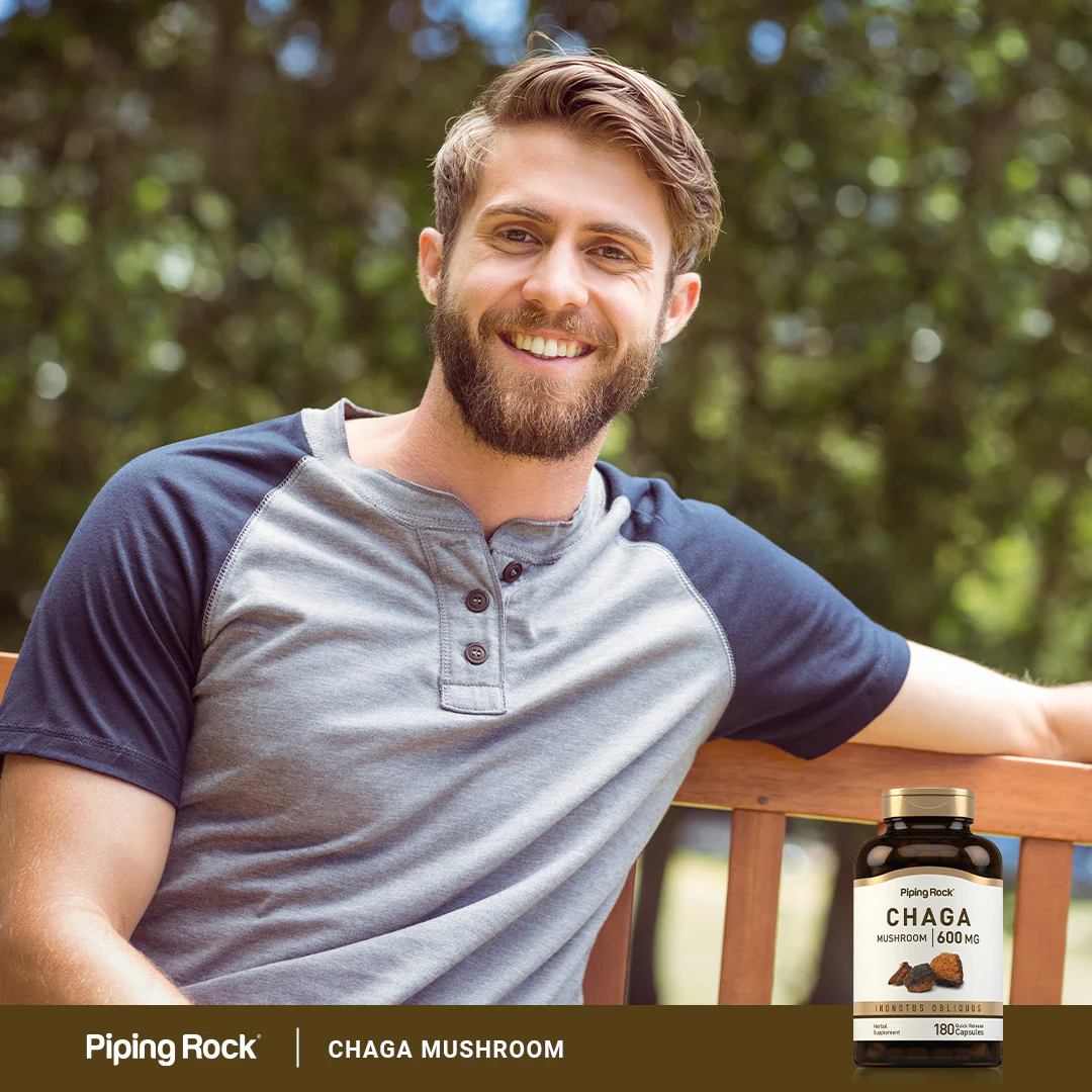 Chaga Mushroom, 600 mg, 180 Quick Release Capsules, 2  Bottles - Image 7