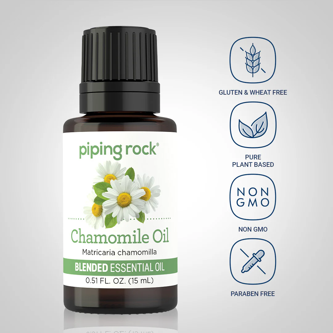 Chamomile Essential Oil Blend, 1/2 fl oz (15 mL) Dropper Bottle - Image 4