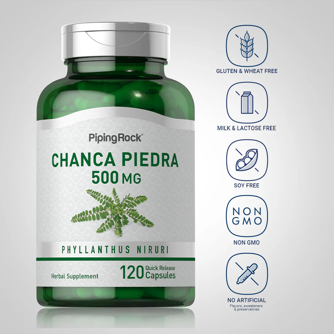 Chanca Piedra (Phyllanthus niruri), 500 mg, 120 Quick Release Capsules - Image 5