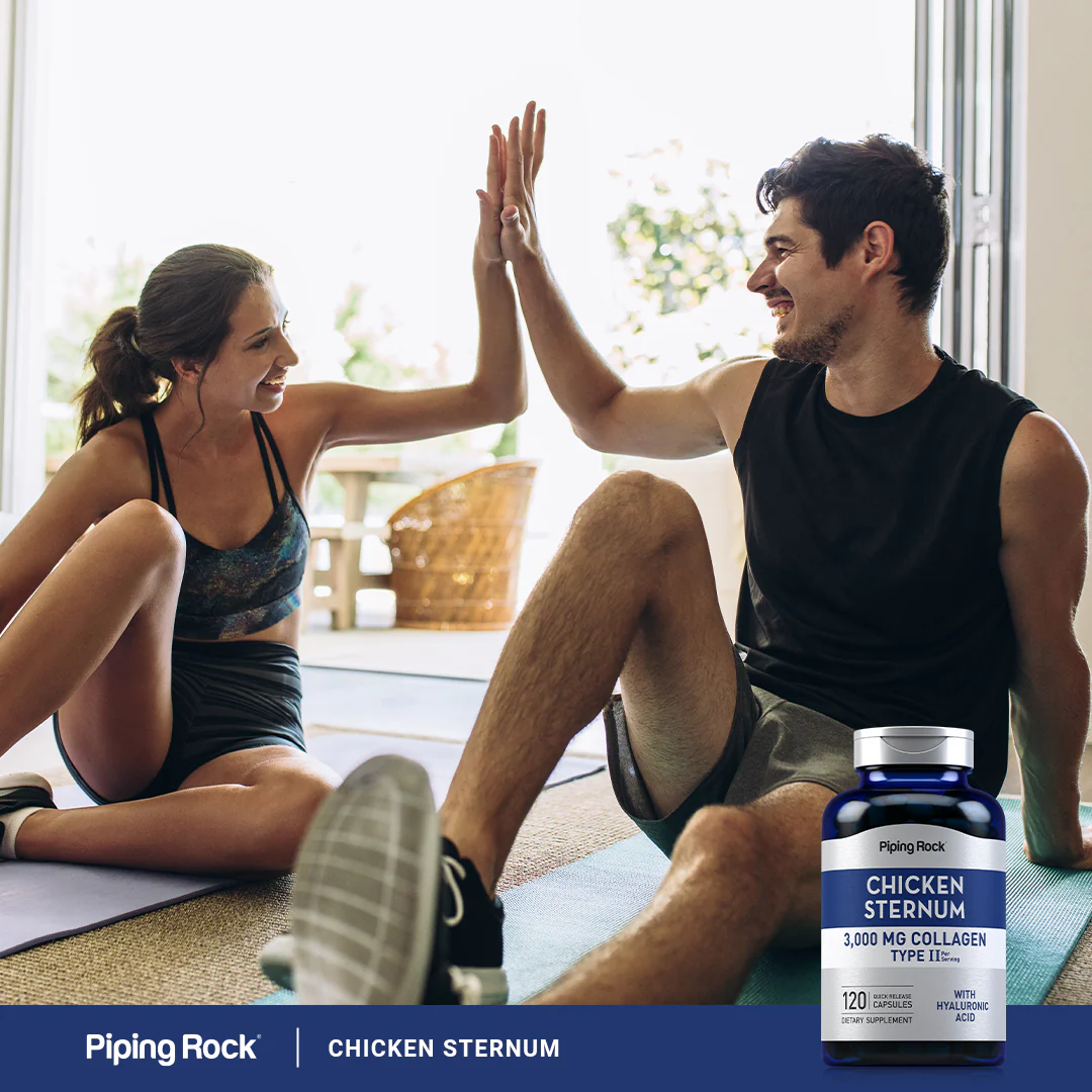 Chicken Sternum Collagen Type II, 3000 mg (per serving), 120 Quick Release Capsules, 2  Bottles - Image 7