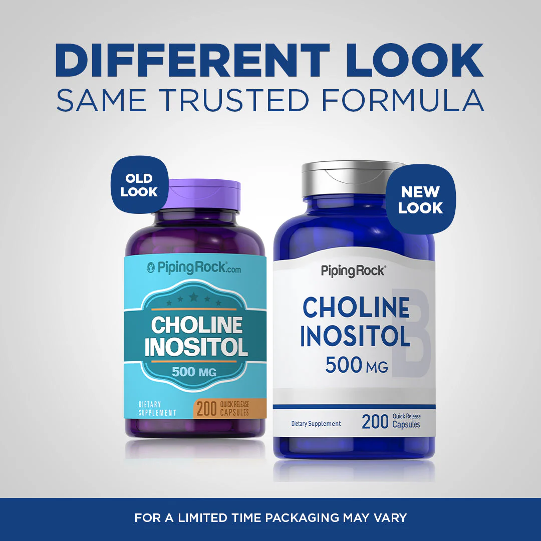Choline Inositol, 500 mg, 200 Quick Release Capsules - Image 4