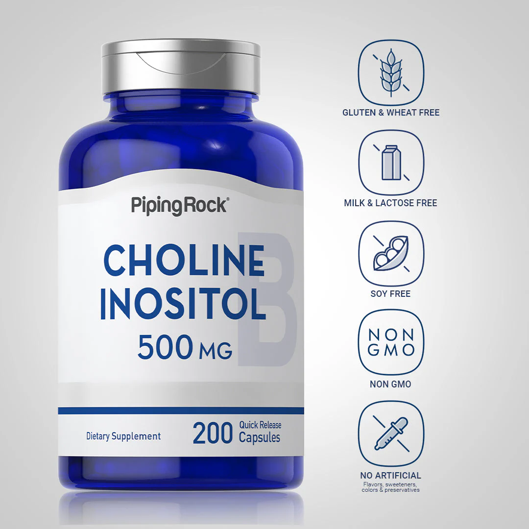 Choline Inositol, 500 mg, 200 Quick Release Capsules - Image 6