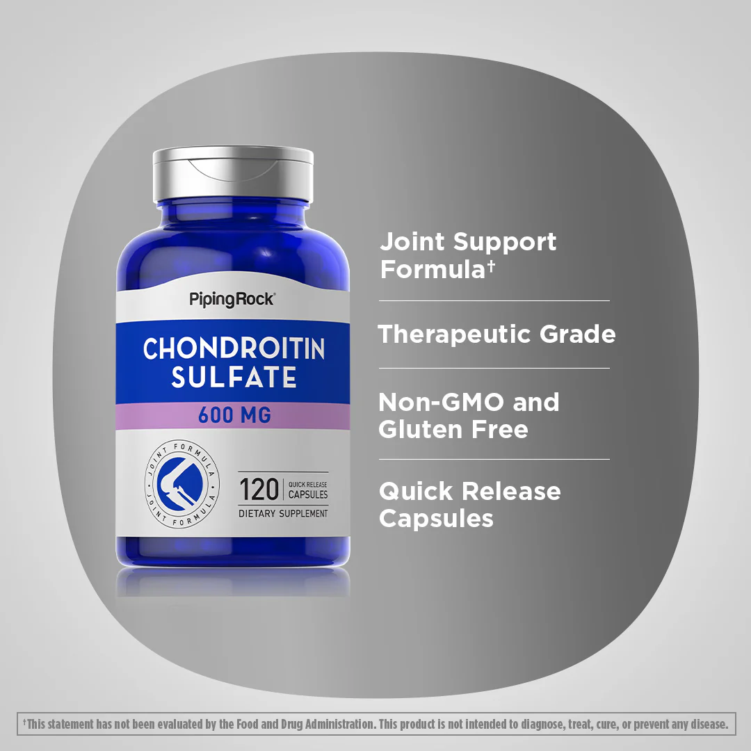 Chondroitin Sulfate, 600 mg, 120 Quick Release Capsules - Image 4