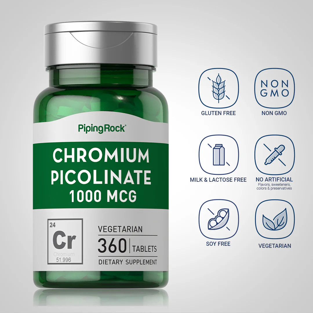 Chromium Picolinate, 1000 mcg, 360 Tablets - Image 5