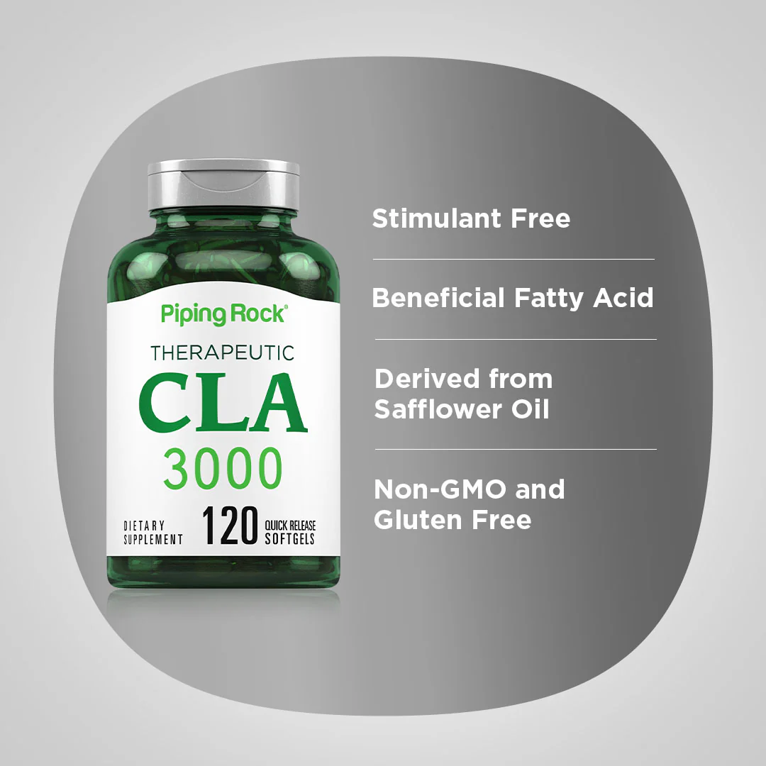 CLA 3000 (Therapeutic), 3000 mg (per serving), 120 Quick Release Softgels - Image 4