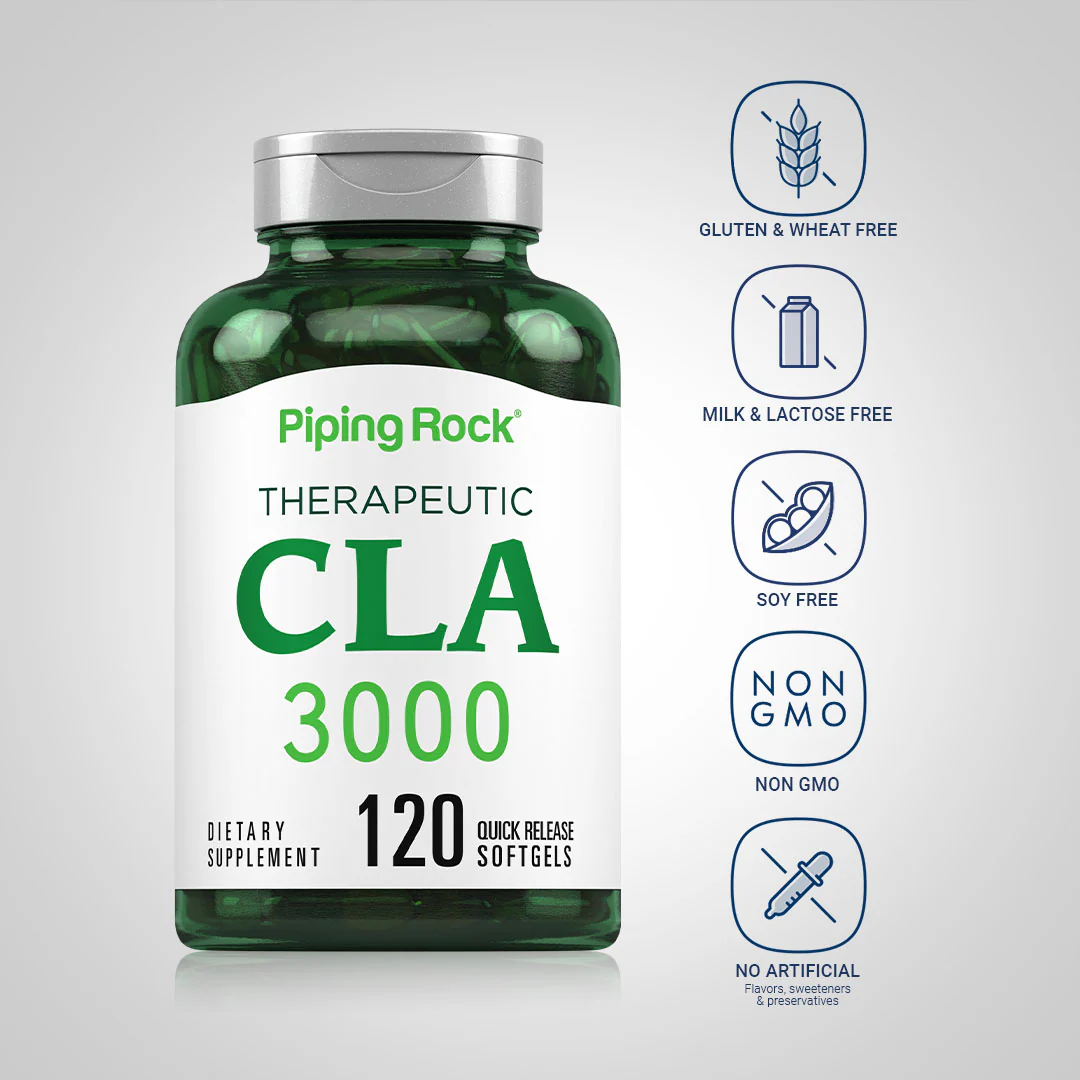 CLA 3000 (Therapeutic), 3000 mg (per serving), 120 Quick Release Softgels - Image 5