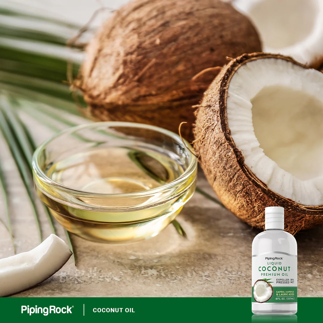 Coconut Premium Oil Liquid, 8 oz (237 mL) Bottle - Image 6