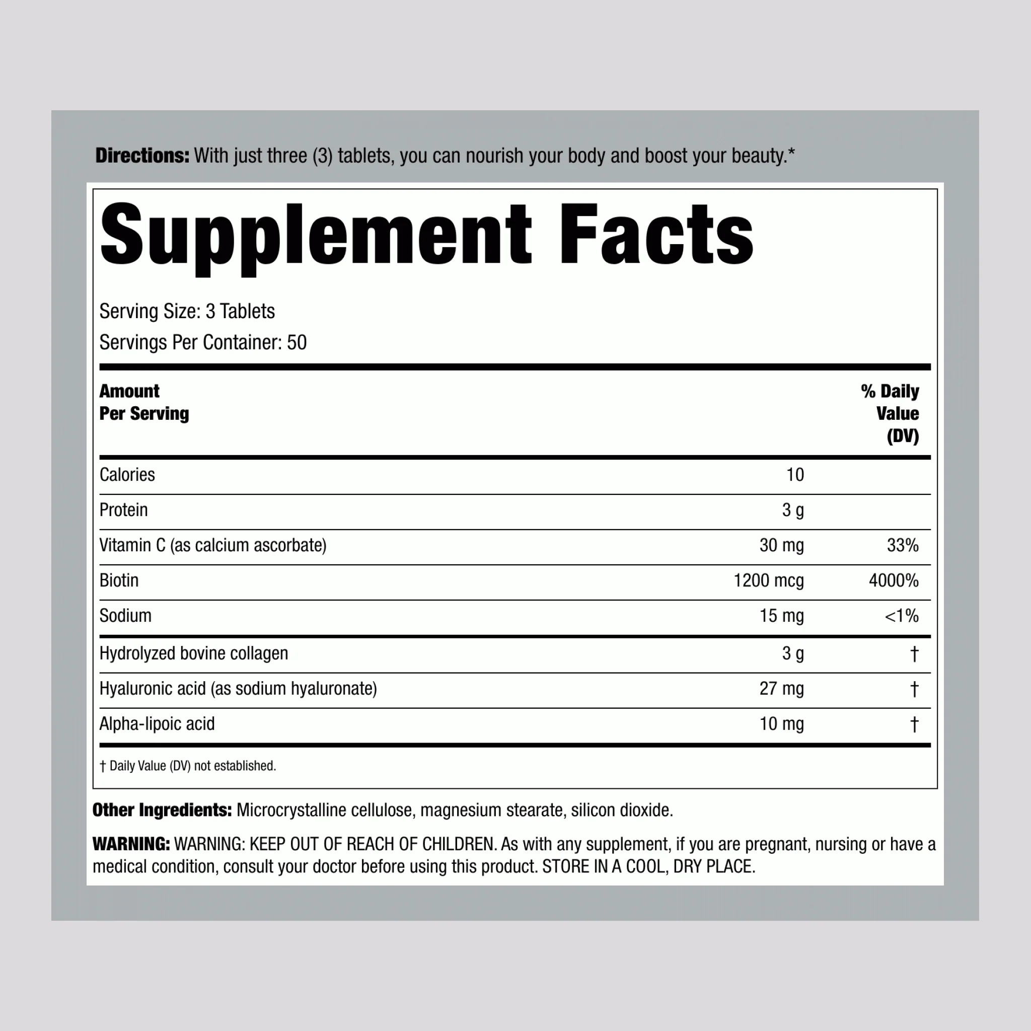 Collagen Beauty Builder, 150 Caplets - Image 2