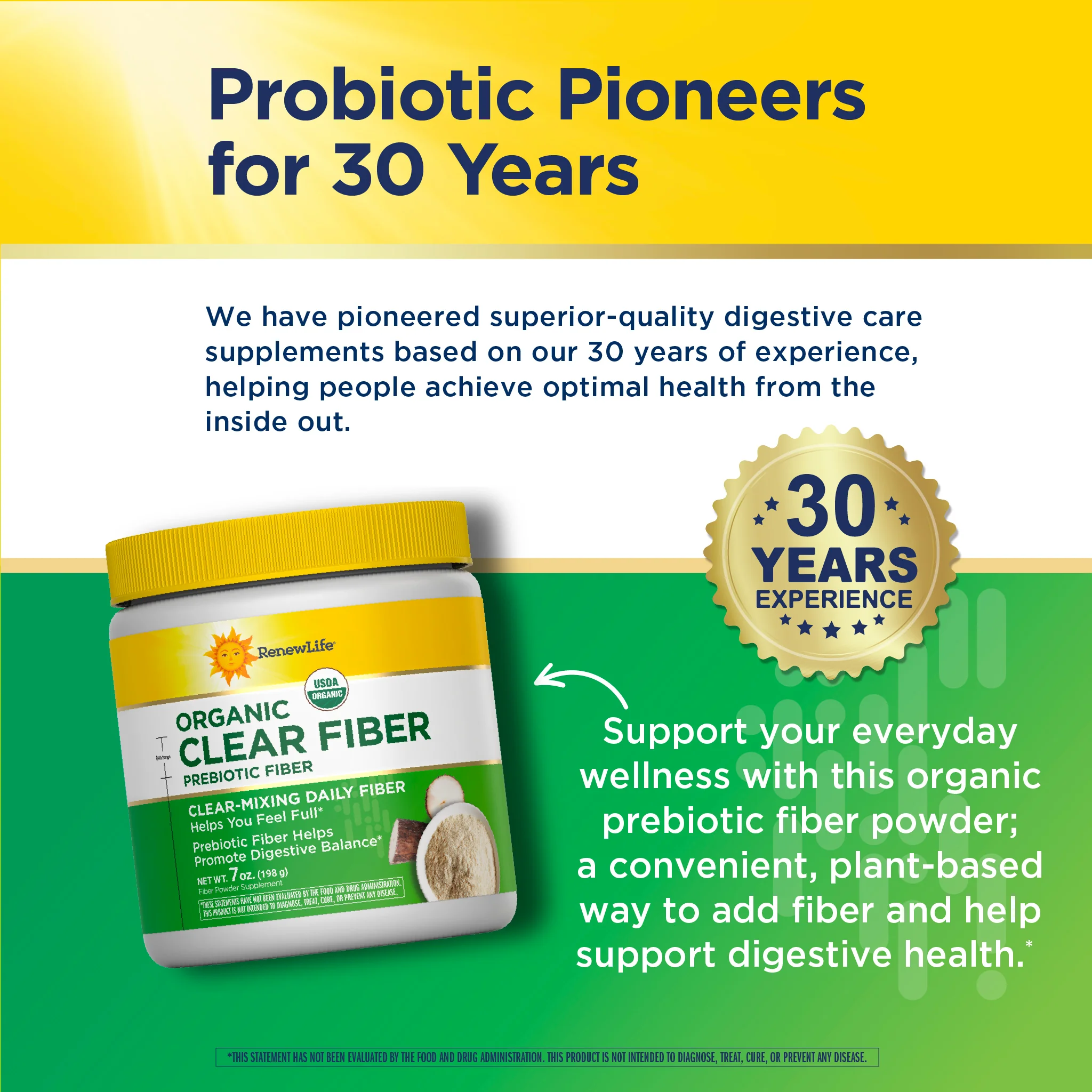 Completely Clear Organic Prebiotic Fiber, 7 oz (198 g) Powder - Image 8