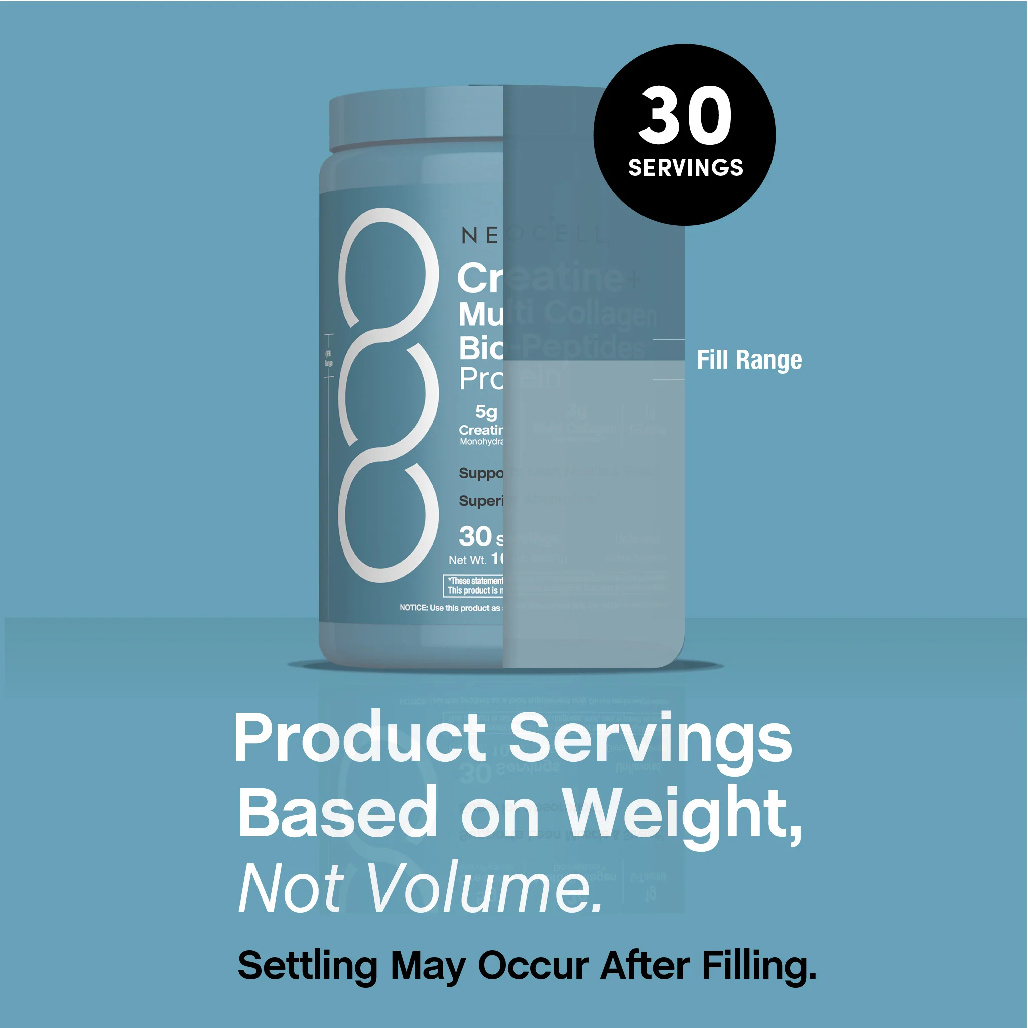 Creatine + Multi Collagen, 10 oz (285 g) Powder - Image 8