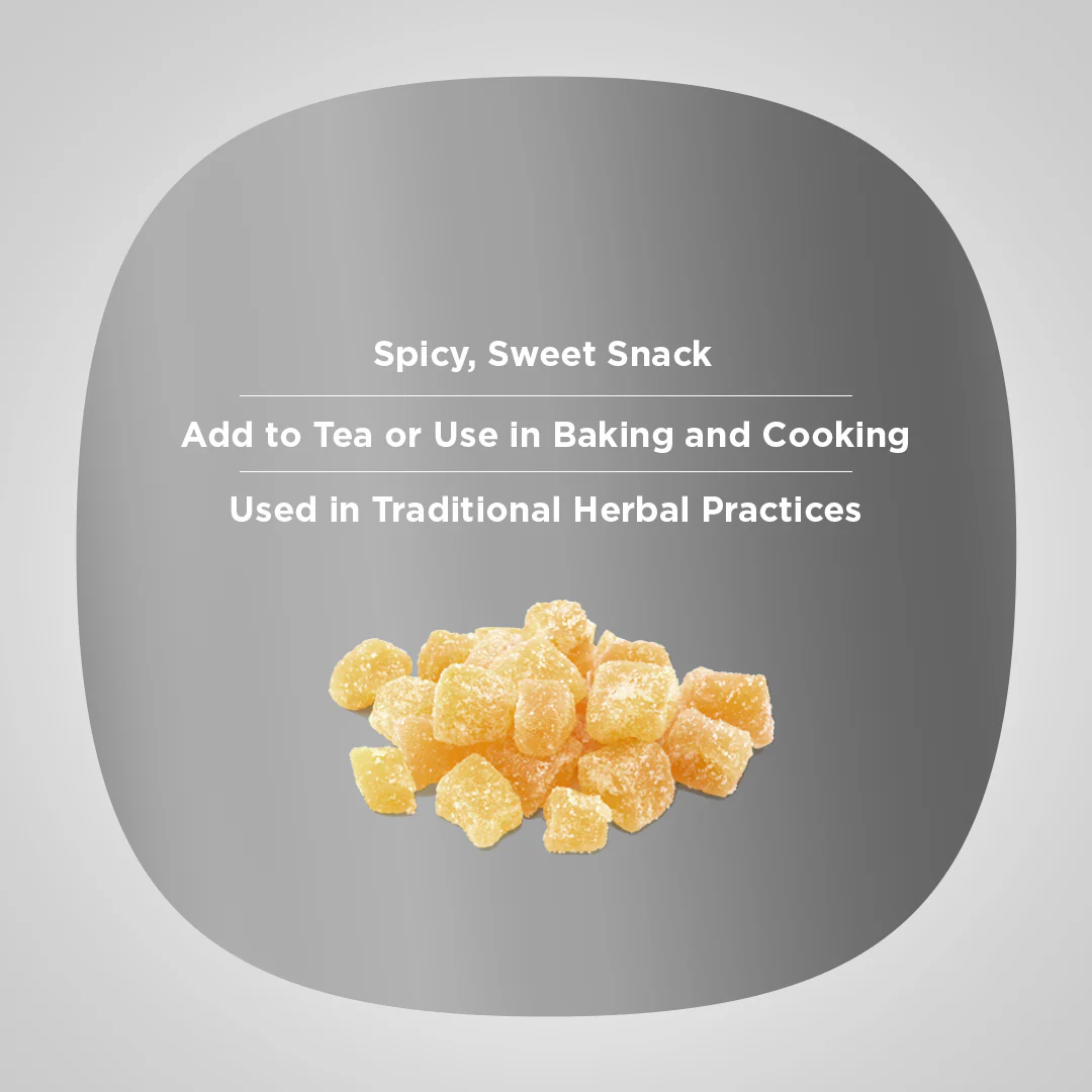 Crystallized Ginger, 1 lb (454 g) Bag - Image 3