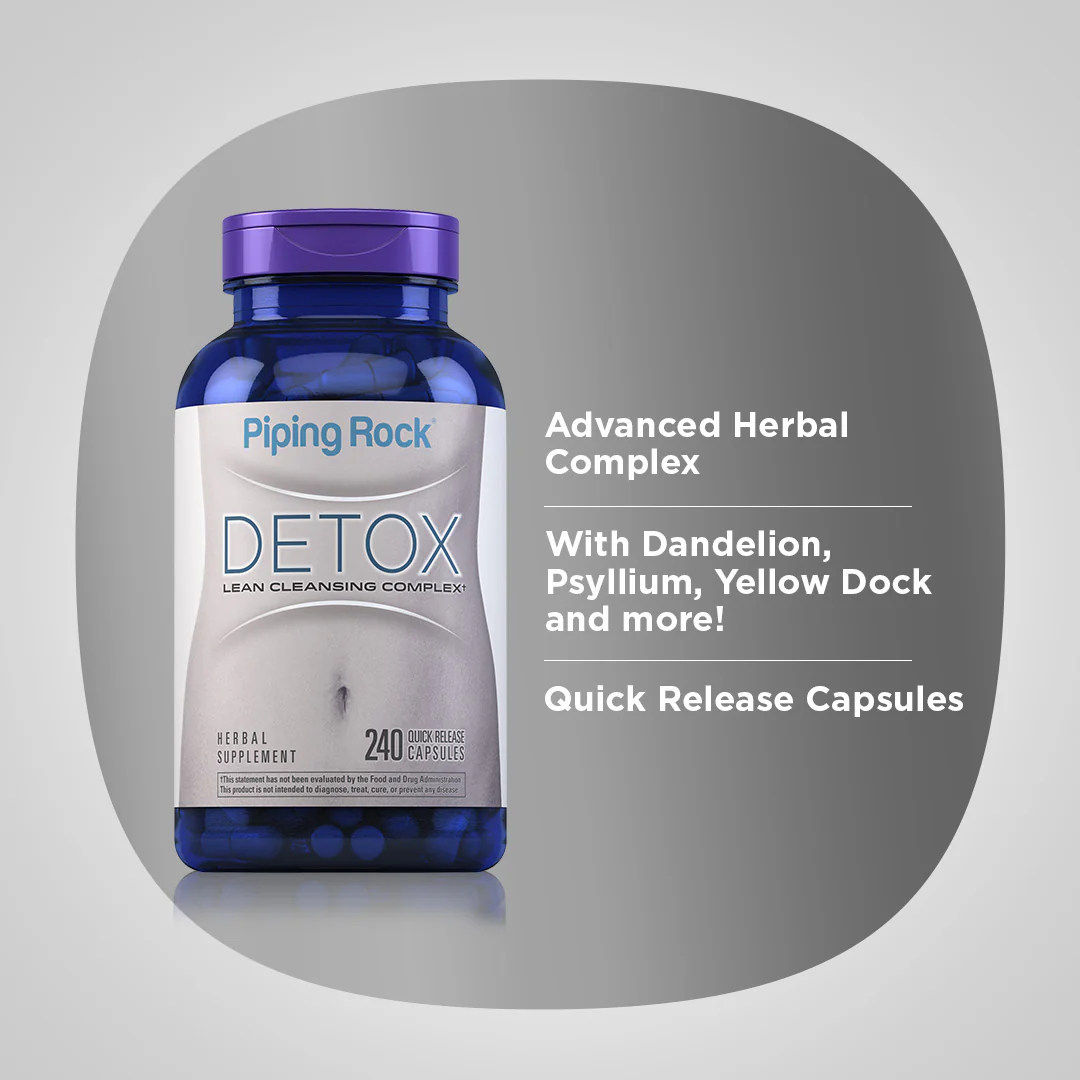 Detox Lean Cleansing Complex, 240 Quick Release Capsules - Image 4