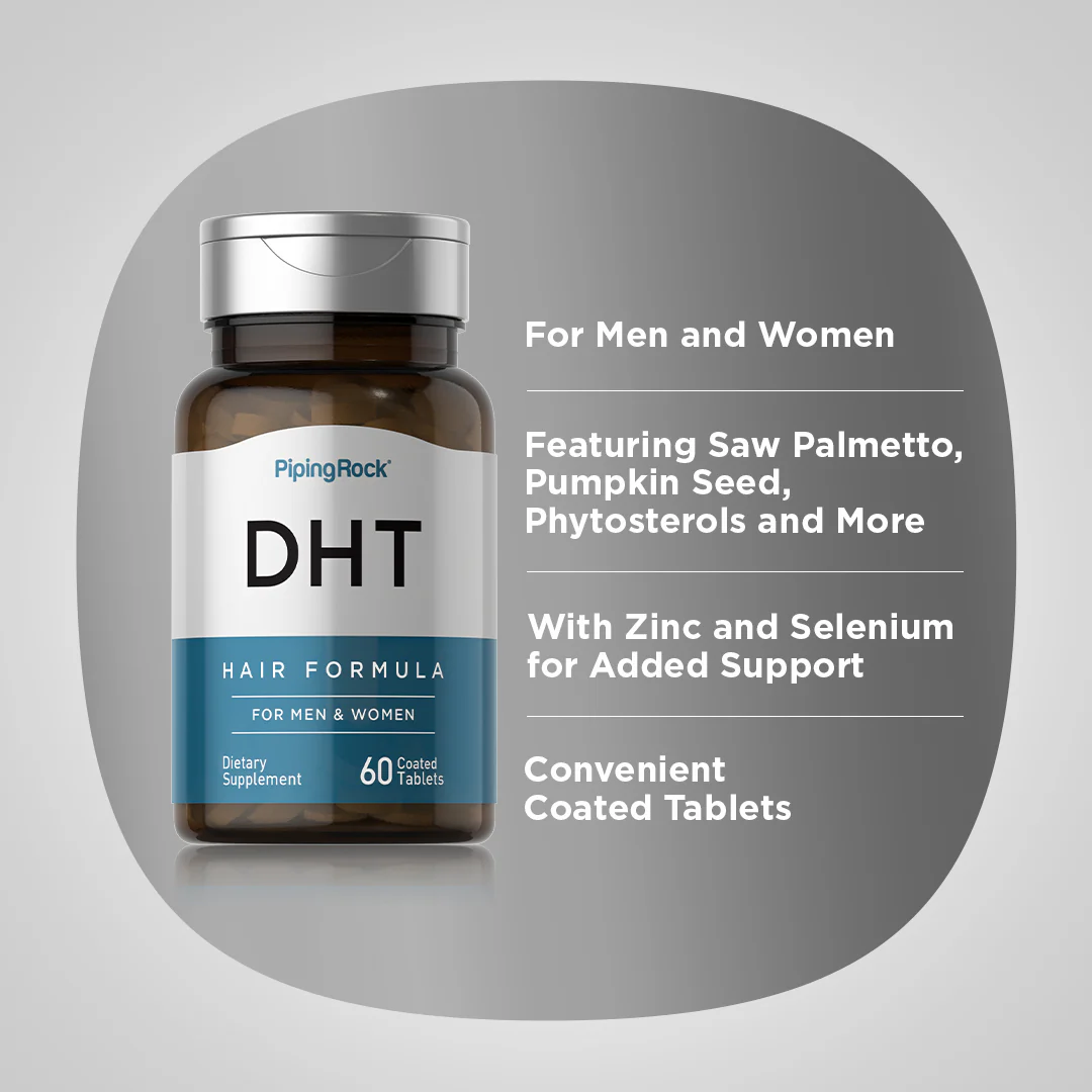 DHT for Men & Women, 60 Coated Tablets - Image 4