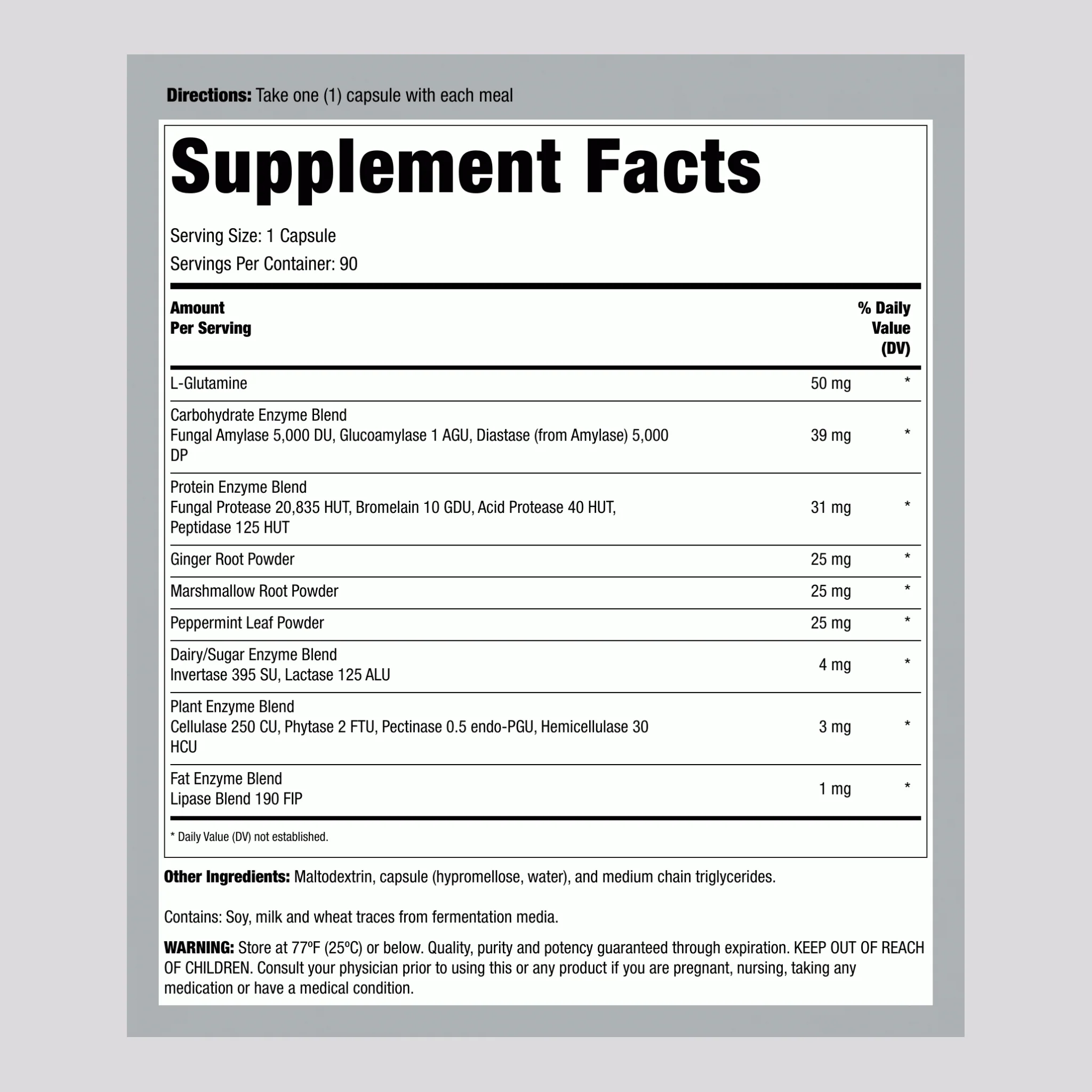 DigestMore Enzymes, 90 Vegan Capsules - Image 2