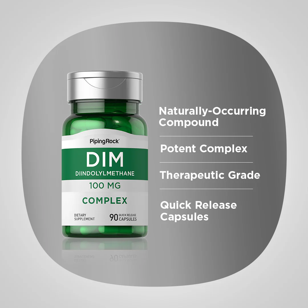DIM Complex (diindolylmethane), 100 mg, 90 Quick Release Capsules - Image 4