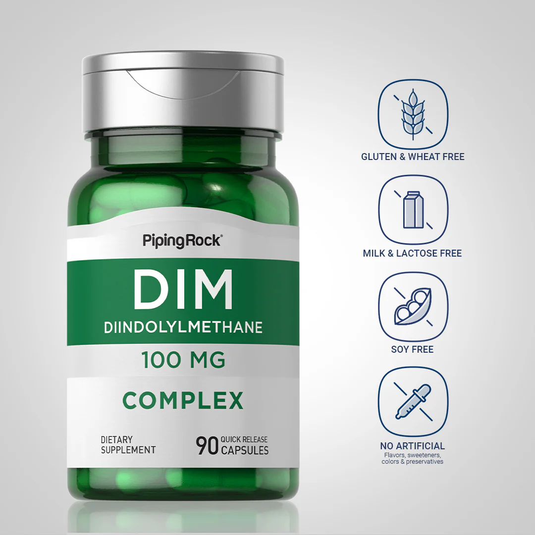DIM Complex (diindolylmethane), 100 mg, 90 Quick Release Capsules - Image 5