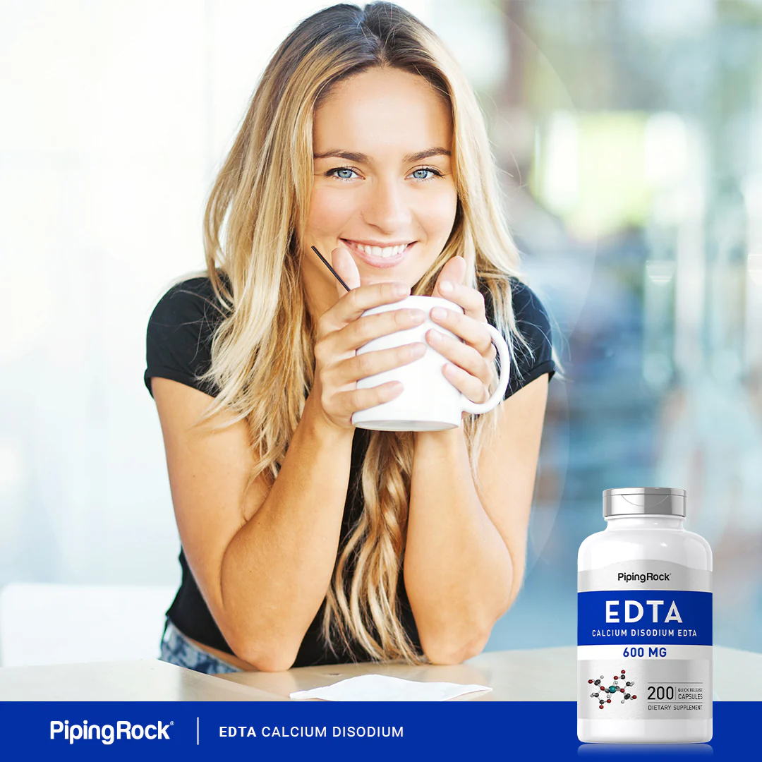 EDTA Calcium Disodium, 600 mg, 200 Quick Release Capsules - Image 7