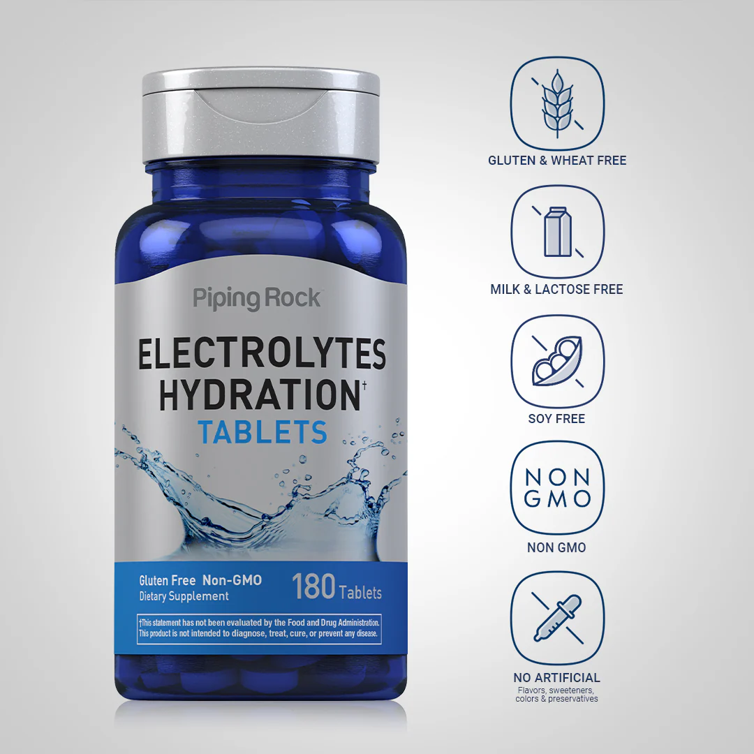 Electrolytes Hydration, 180 Tablets - Image 4