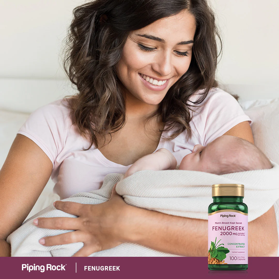 Fenugreek, 2000 mg (per serving), 100 Quick Release Capsules - Image 7