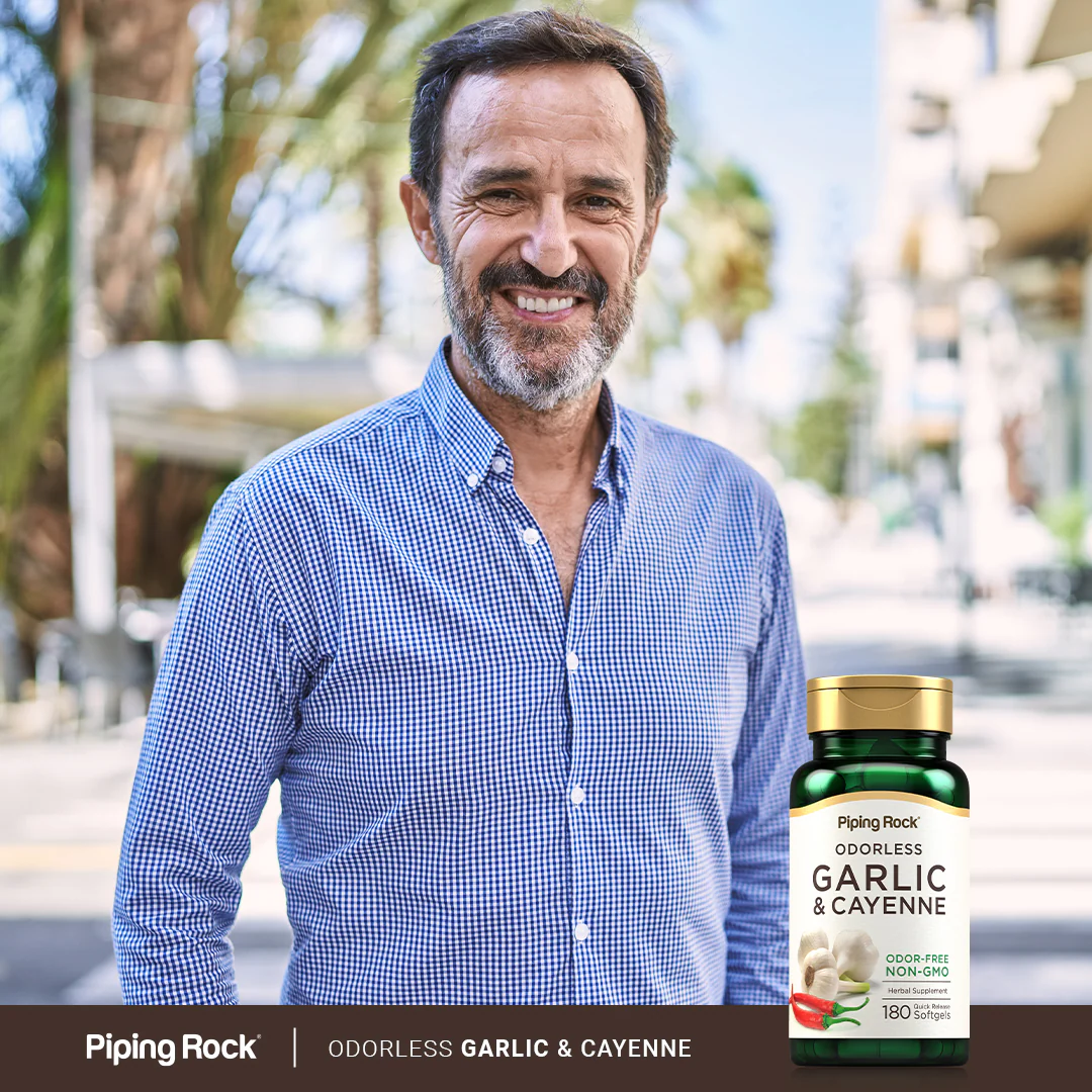 Garlic 1000 mg & Cayenne 150 mg, 180 Quick Release Softgels - Image 6