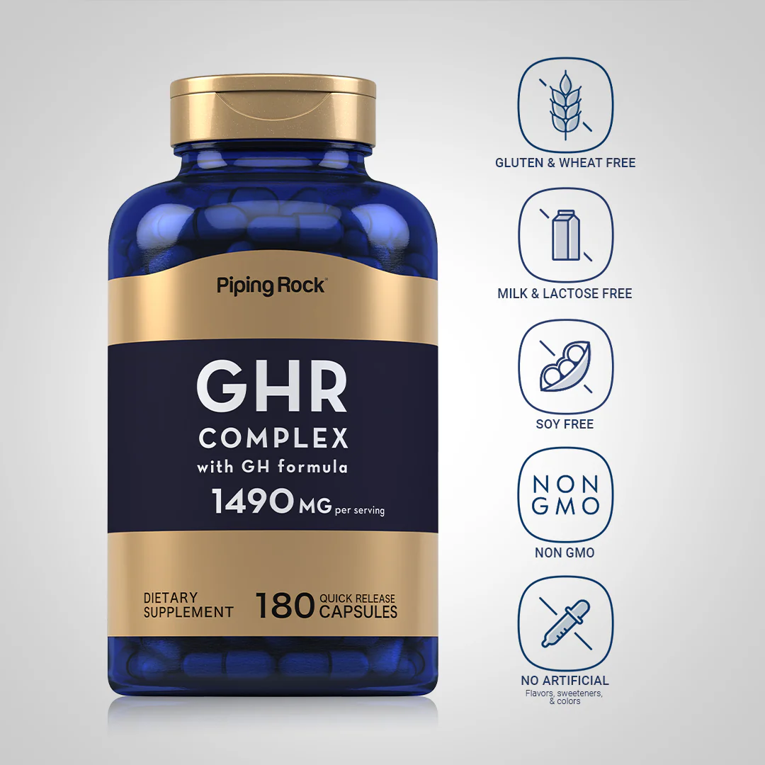 GHR Complex, 1490 mg (per serving), 180 Quick Release Capsules - Image 5